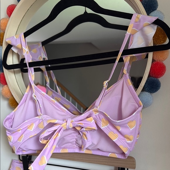 Stoney Clover Lane x Target Pink and Yellow Heart Bikini Set - Picture 4 of 9